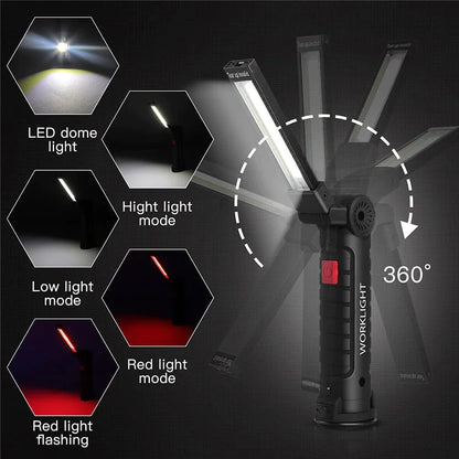 Welding Flashlight Rechargeable LED With Magnetic Base