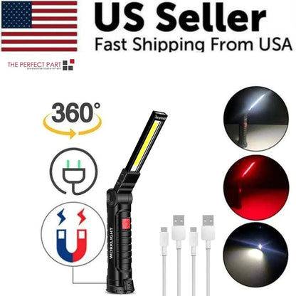 Welding Flashlight Rechargeable LED With Magnetic Base