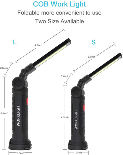 Welding Flashlight Rechargeable LED With Magnetic Base