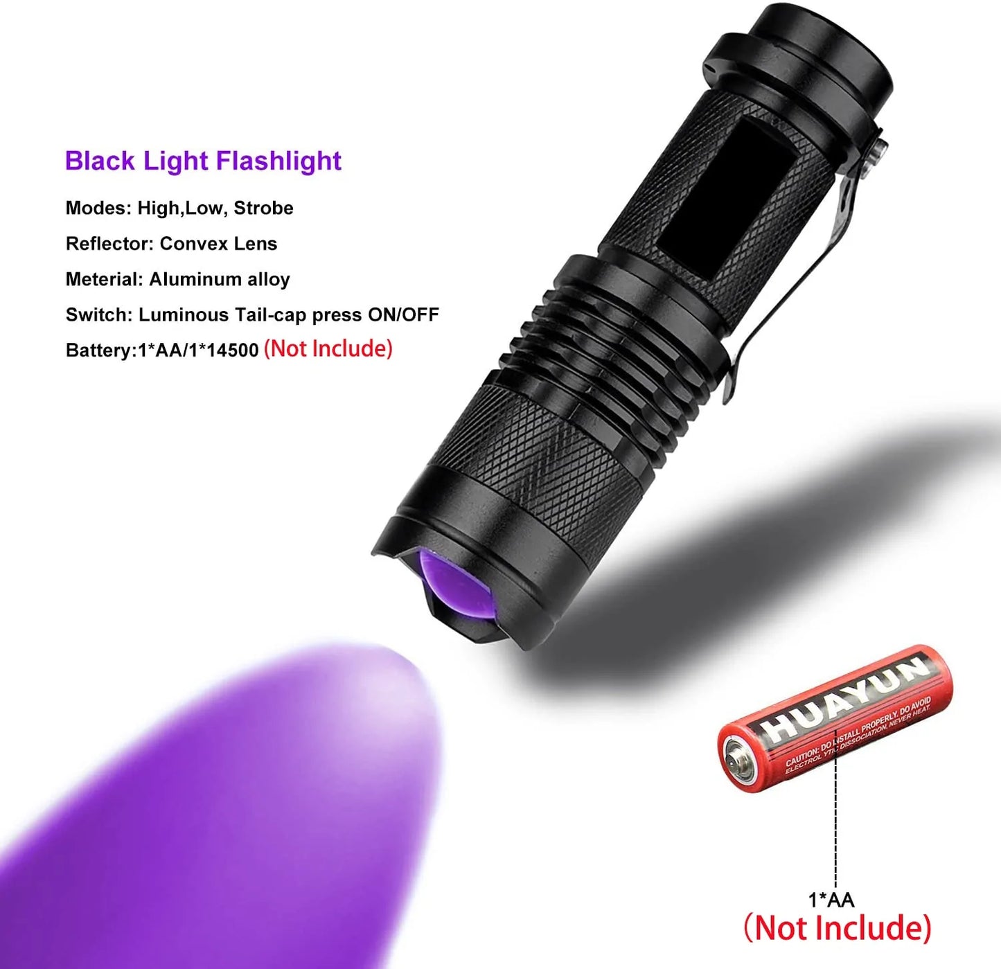 Ultra Violet LED Flashlight